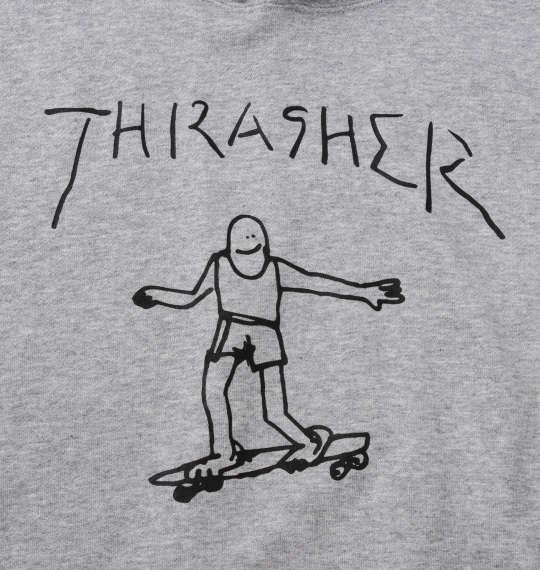 大きいサイズ メンズ THRASHER プル パーカー ヘザーグレー 1278-0612-1 3L 4L 5L 6L 8L