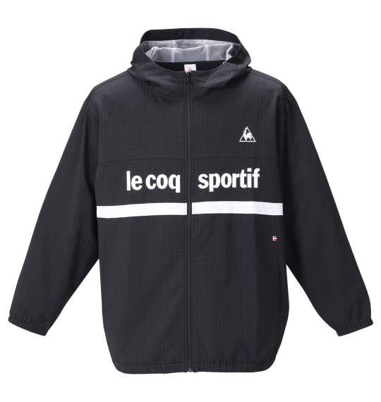 大きいサイズ メンズ LE COQ SPORTIF グリッド クロス ジャケット ブラック 1276-0332-2 2L 3L 4L 5L 6L