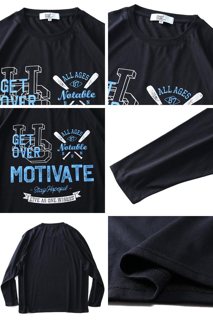 大きいサイズ メンズ DANIEL DODD プリント ロング Tシャツ MOTIVATE 936-t200412