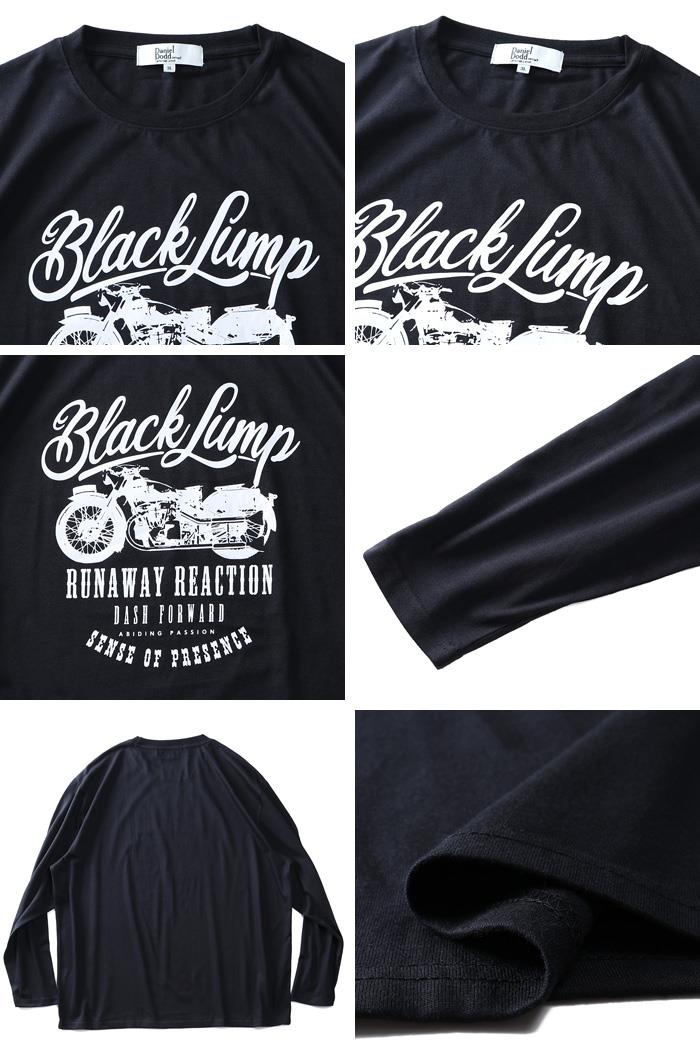 大きいサイズ メンズ DANIEL DODD プリント ロング Tシャツ BLACK LUMP 936-t200415