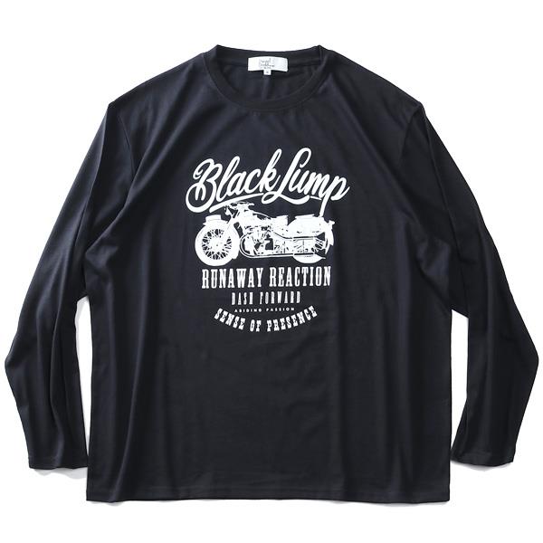 大きいサイズ メンズ DANIEL DODD プリント ロング Tシャツ BLACK LUMP 936-t200415