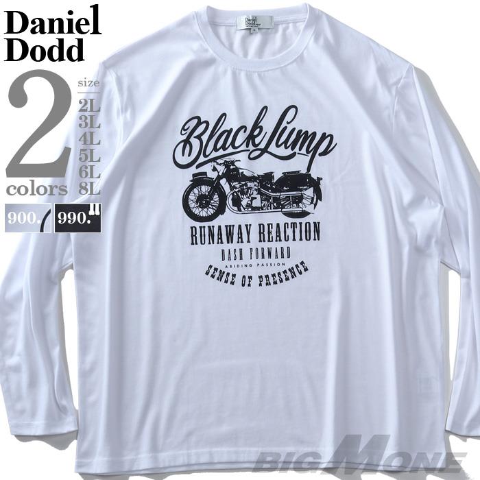 大きいサイズ メンズ DANIEL DODD プリント ロング Tシャツ BLACK LUMP 936-t200415