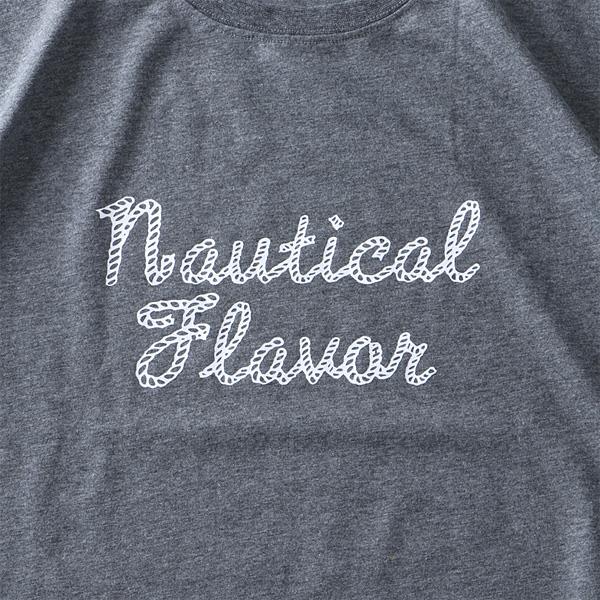 大きいサイズ メンズ DANIEL DODD プリント ロング Tシャツ Nautical Flavor 936-t200417