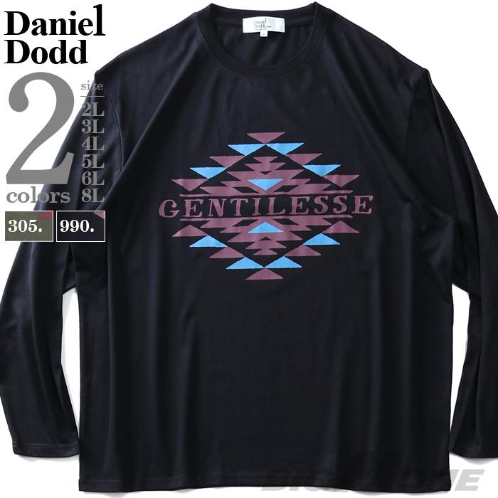 大きいサイズ メンズ DANIEL DODD プリント ロング Tシャツ GENTILESSE 936-t200420