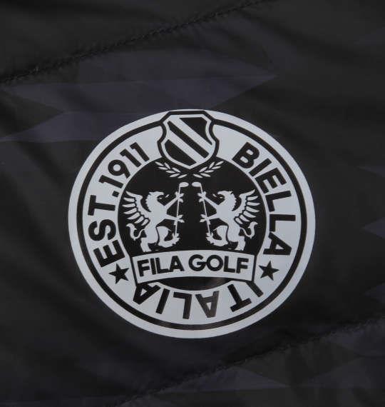 大きいサイズ メンズ FILA GOLF ライト ダウン ジャケット ブラック 1273-0300-2 3L 4L 5L 6L