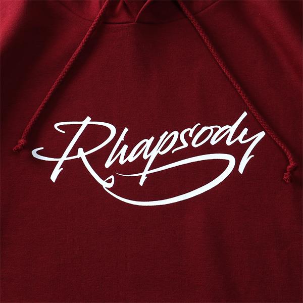 【WEB限定価格】【2021bar】大きいサイズ メンズ DANIEL DODD プリント プルオーバー パーカー RHAPSODY azsw-200429