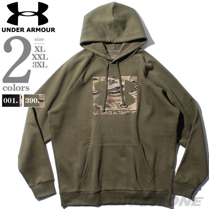 【WEB限定価格】大きいサイズ メンズ UNDER ARMOUR アンダーアーマー ラグラン フリース プルオーバー パーカー USA直輸入 1357939