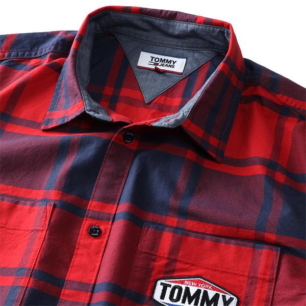 【WEB限定価格】大きいサイズ メンズ TOMMY JEANS トミージーンズ オックスフォード チェック柄 シャツ USA直輸入 dm0dm08389