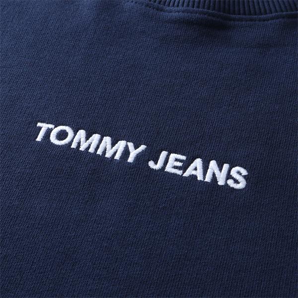 【WEB限定価格】大きいサイズ メンズ TOMMY JEANS トミージーンズ クルーネック 切替 トレーナー USA直輸入 dm0dm08404