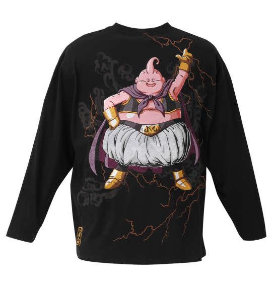 大きいサイズ メンズ 絡繰魂 × DRAGONBALL Z 魔人ブウ魔人復活 長袖 Tシャツ ブラック 1278-0681-1 3L 4L 5L 6L