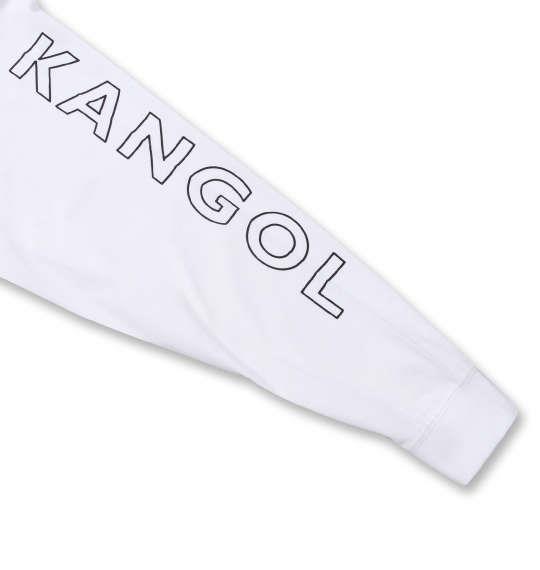 大きいサイズ メンズ KANGOL 天竺 長袖 Tシャツ オフホワイト 1278-0385-1 3L 4L 5L 6L