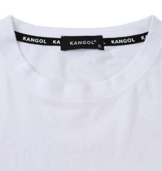 大きいサイズ メンズ KANGOL 天竺 長袖 Tシャツ オフホワイト 1278-0385-1 3L 4L 5L 6L