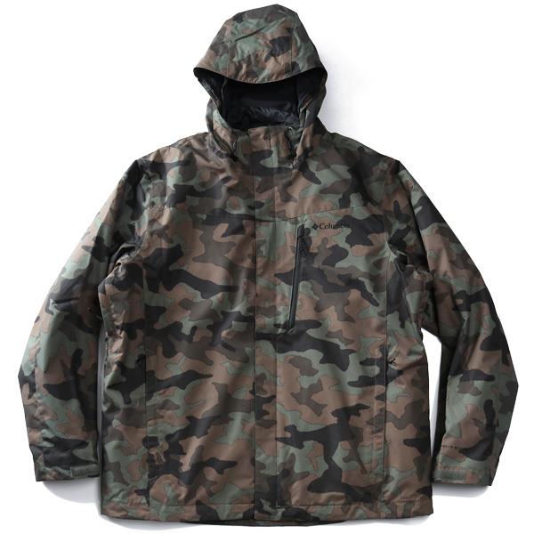 【WEB限定価格】大きいサイズ メンズ Columbia コロンビア ライナー付 3WAY フーデッド ジャケット Whirlibird IV Interchange Jacket USA直輸入 1866751