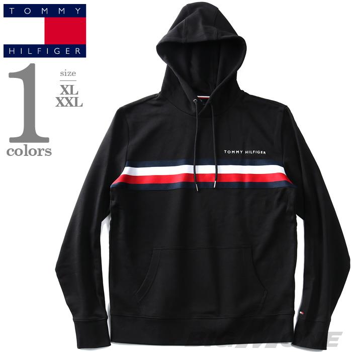 【WEB限定価格】大きいサイズ メンズ TOMMY HILFIGER トミーヒルフィガー ロゴ スウェット プルオーバー パーカー USA直輸入 mw0mw14542