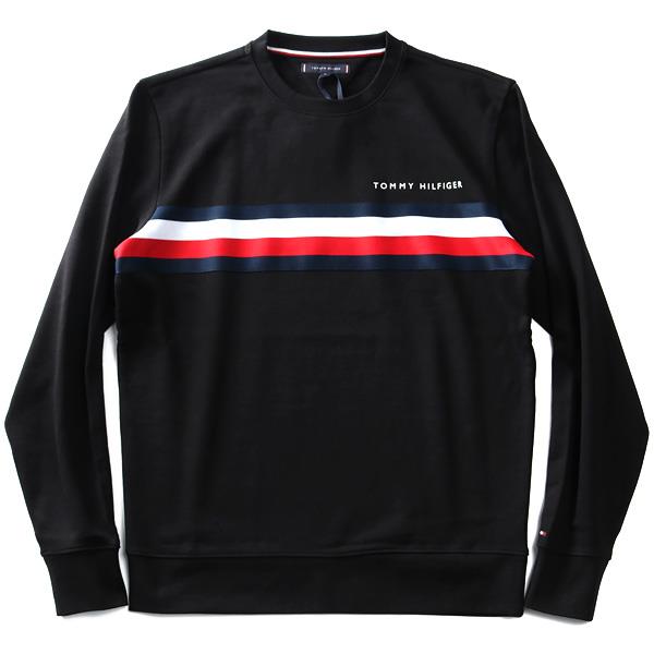 【WEB限定価格】大きいサイズ メンズ TOMMY HILFIGER トミーヒルフィガー ロゴ スウェット トレーナー USA直輸入 mw0mw14758