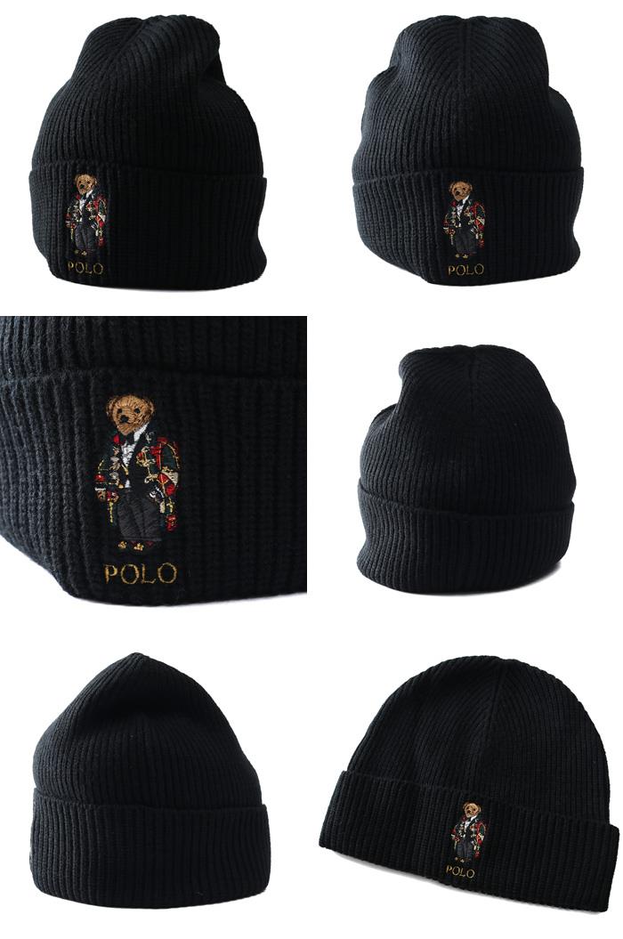 メンズ POLO RALPH LAUREN ポロ ラルフローレン ニット帽 ビーニー ニット キャップ 帽子 USA直輸入 pc0680