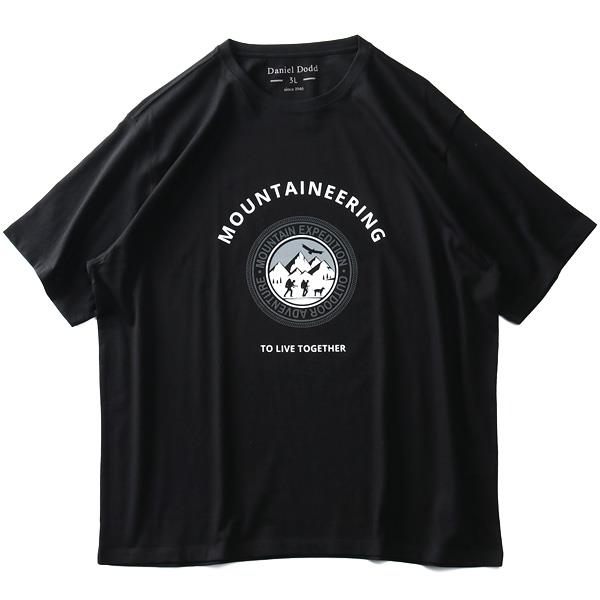 【WEB限定価格】大きいサイズ メンズ DANIEL DODD オーガニックコットン プリント 半袖 Tシャツ MOUNTAINEERING azt-210221