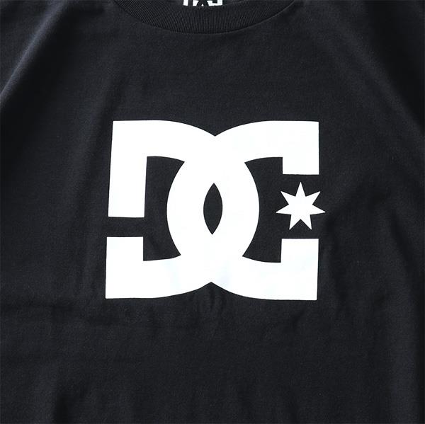 【stbr】大きいサイズ メンズ DC SHOES ディーシーシューズ ロゴ プリント ロング Tシャツ USA直輸入 adyzt04800