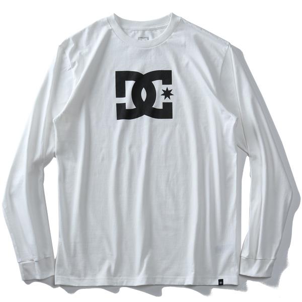 【stbr】大きいサイズ メンズ DC SHOES ディーシーシューズ ロゴ プリント ロング Tシャツ USA直輸入 adyzt04800