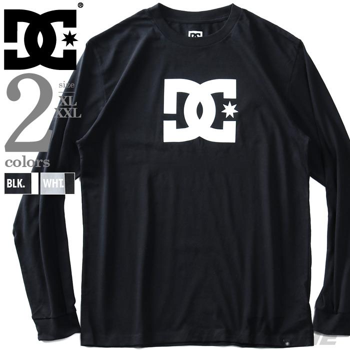 【stbr】大きいサイズ メンズ DC SHOES ディーシーシューズ ロゴ プリント ロング Tシャツ USA直輸入 adyzt04800