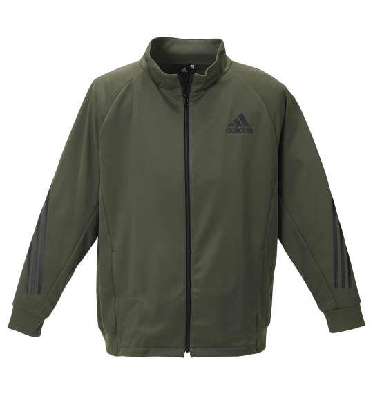 大きいサイズ メンズ adidas ウォームアップ ジャケット ワイルドパイン 1276-1100-1 3XO 4XO 5XO 6XO 7XO