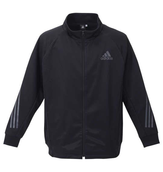 大きいサイズ メンズ adidas ウォームアップ ジャケット ブラック 1276-1100-2 3XO 4XO 5XO 6XO 7XO