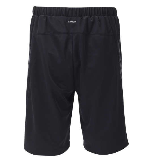 大きいサイズ メンズ adidas ウォームアップ ハーフパンツ ブラック 1276-1102-2 3XO 4XO 5XO 6XO 7XO