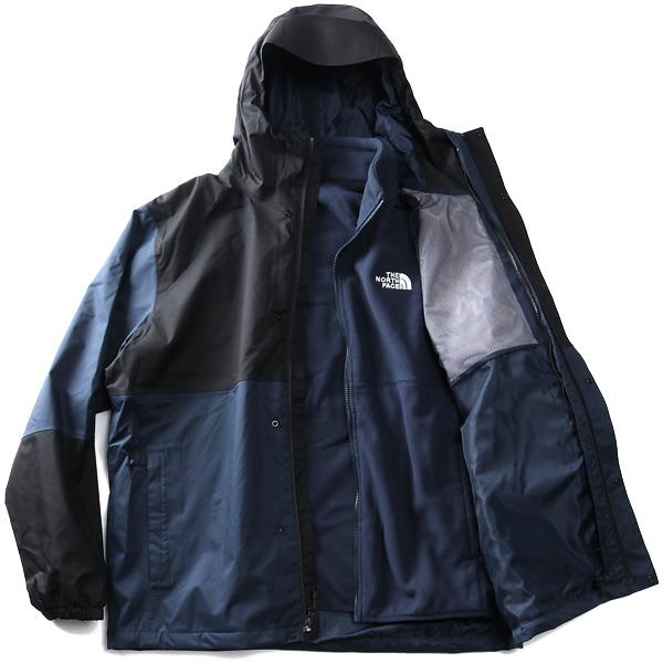 大きいサイズ メンズ THE NORTH FACE ザ ノース フェイス ライナー付 3WAY フーデッド ジャケット RESOLVE TRICLIM USA直輸入 nf0a4m9r