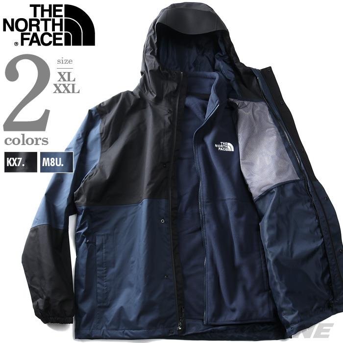 大きいサイズ メンズ THE NORTH FACE ザ ノース フェイス ライナー付 3WAY フーデッド ジャケット RESOLVE TRICLIM USA直輸入 nf0a4m9r