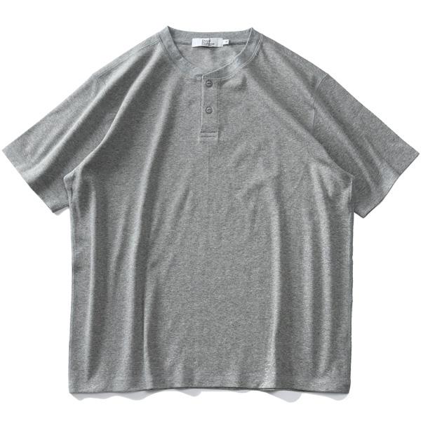 【WEB限定価格】【ss1001】大きいサイズ メンズ DANIEL DODD ヘンリーネック 半袖 Tシャツ 上下セット azts-219001