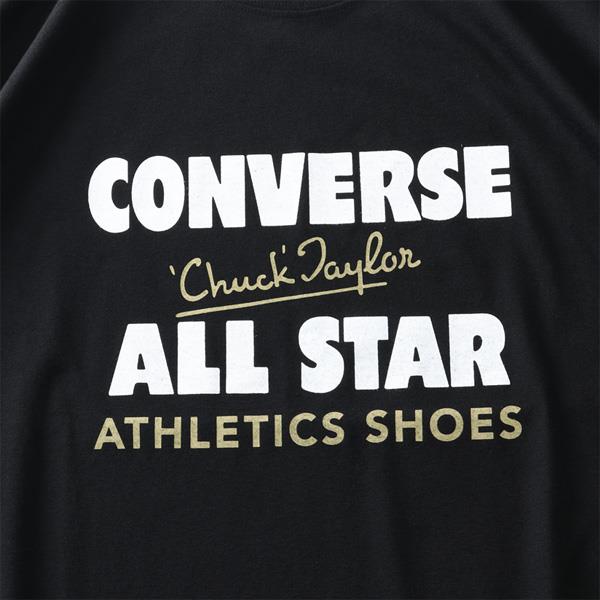 【WEB限定価格】大きいサイズ メンズ CONVERSE コンバース 袖ライン 半袖 Tシャツ 1260-4111