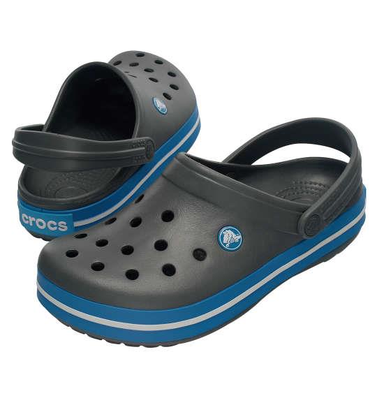 大きいサイズ メンズ crocs サンダル クロックバンド チャコール × オーシャン 1240-1213-3 M11 M12 M13