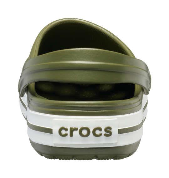 大きいサイズ メンズ crocs サンダル クロックバンド グリーン × ホワイト 1240-1213-4 M11 M12 M13