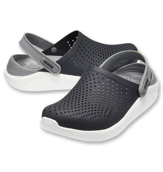 大きいサイズ メンズ crocs サンダル ライトライドクロッグ ブラック × スモーク 1240-1214-2 M11 M12 M13