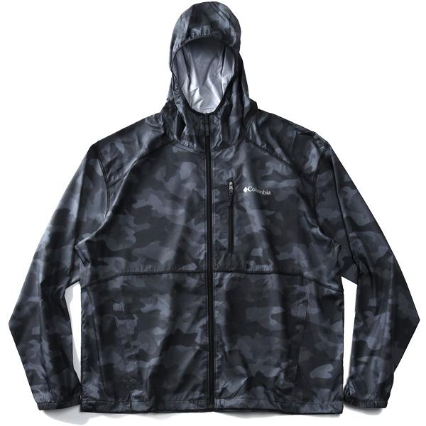 【WEB限定価格】大きいサイズ メンズ Columbia コロンビア 総柄 フーデッド ウィンドブレーカー ブルゾン FLASH FORWARD WINDBREAKER PRINT USA直輸入 1606801