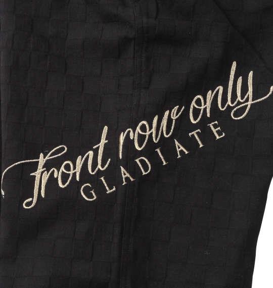 大きいサイズ メンズ GLADIATE ALL刺繍ブロックジャガード ストレッチ パンツ ブラック 1254-1215-2 100 110 120 130 140