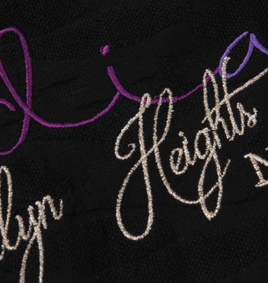 大きいサイズ メンズ GLADIATE ALL刺繍 カモフラ ジャガード 半袖 Vネック Tシャツ ブラック 1258-1550-2 3L 4L 5L 6L 8L