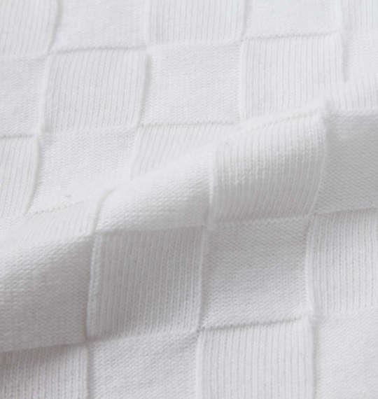 大きいサイズ メンズ GLADIATE ALL刺繍ブロックジャガード 半袖 ポロシャツ ホワイト 1258-1551-1 3L 4L 5L 6L 8L