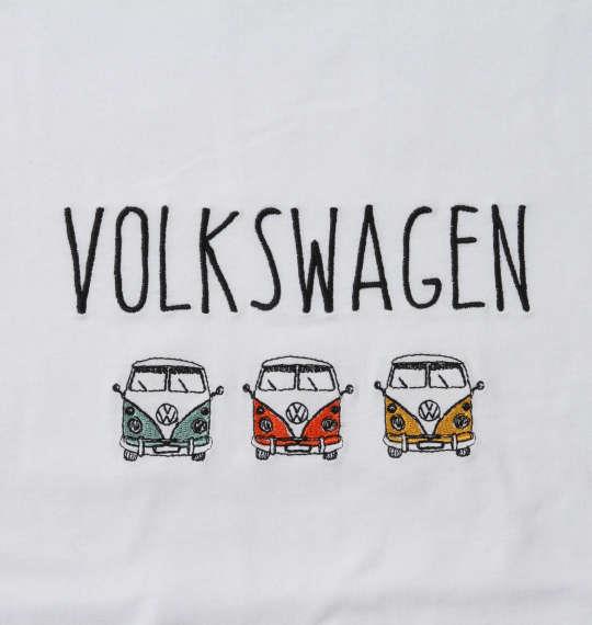 大きいサイズ メンズ VOLKSWAGEN 半袖 Tシャツ ホワイト 1268-1200-1 3L 4L 5L 6L 8L