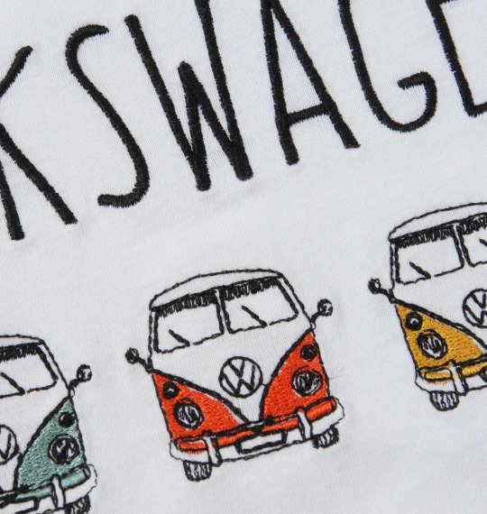 大きいサイズ メンズ VOLKSWAGEN 半袖 Tシャツ ホワイト 1268-1200-1 3L 4L 5L 6L 8L