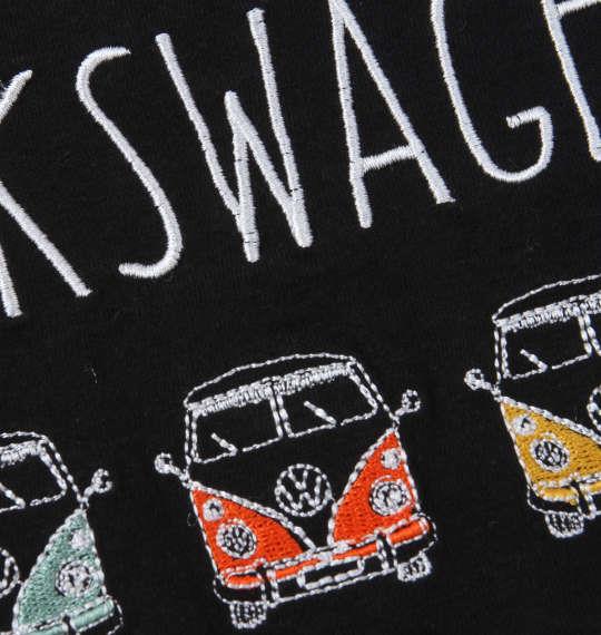 大きいサイズ メンズ VOLKSWAGEN 半袖 Tシャツ ブラック 1268-1200-2 3L 4L 5L 6L 8L