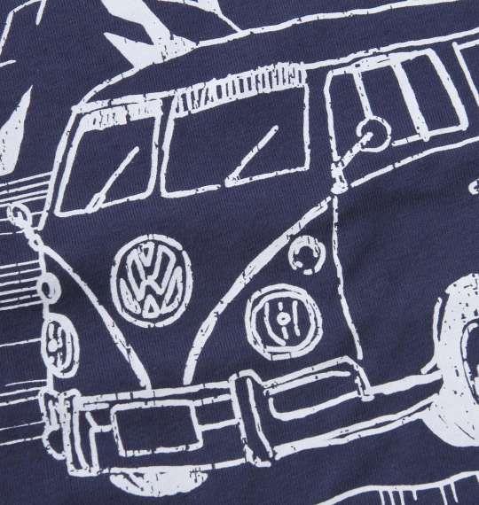 大きいサイズ メンズ VOLKSWAGEN 半袖 Tシャツ ネイビー 1268-1201-1 3L 4L 5L 6L 8L