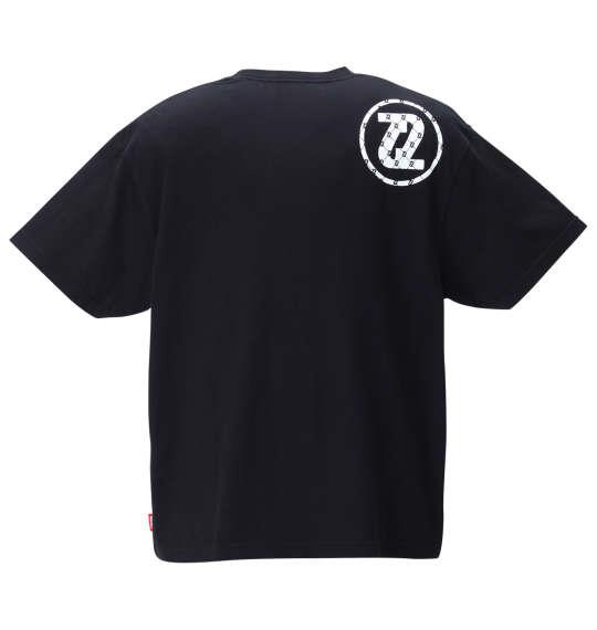 大きいサイズ メンズ SEVEN2 半袖 Tシャツ ブラック 1268-1221-2 3L 4L 5L 6L