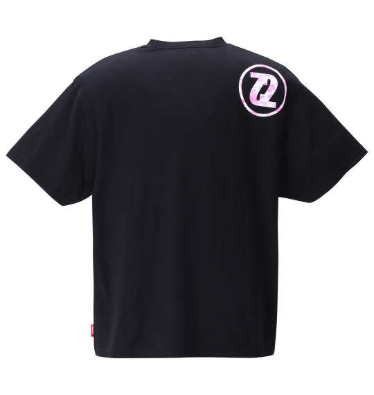 大きいサイズ メンズ SEVEN2 半袖 Tシャツ ブラック 1268-1222-2 3L 4L 5L 6L