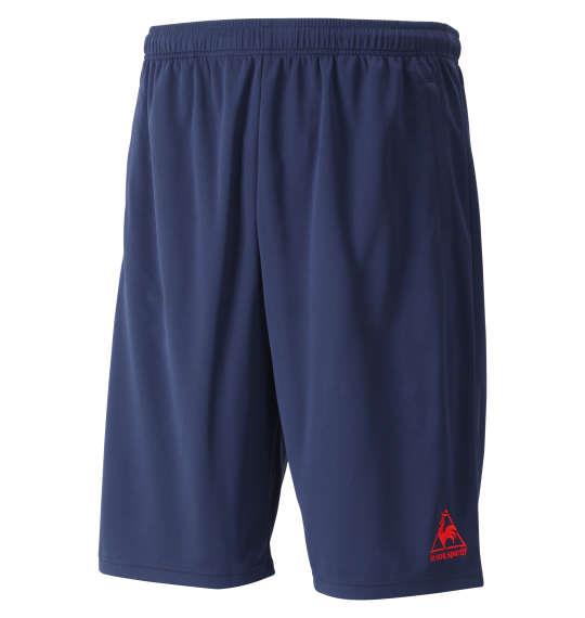 大きいサイズ メンズ LE COQ SPORTIF エアロドライニット ハーフパンツ ネイビー 1274-1201-1 2L 3L 4L 5L 6L