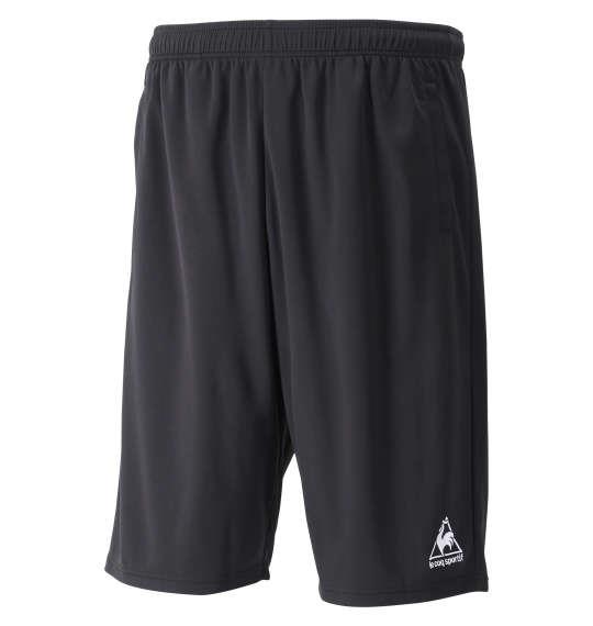 大きいサイズ メンズ LE COQ SPORTIF エアロドライニット ハーフパンツ ブラック 1274-1201-2 2L 3L 4L 5L 6L