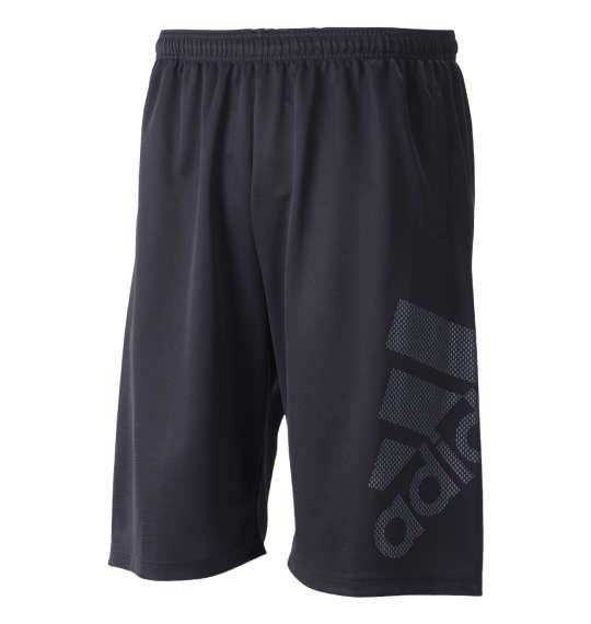 大きいサイズ メンズ adidas ハーフパンツ ブラック 1274-1230-2 3XO 4XO 5XO 6XO 7XO 8XO