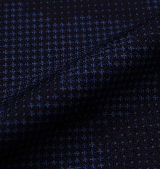 大きいサイズ メンズ DESCENTE ジャガードグラフィック 半袖 Tシャツ ネイビー 1278-1230-1 2L 3L 4L 5L 6L