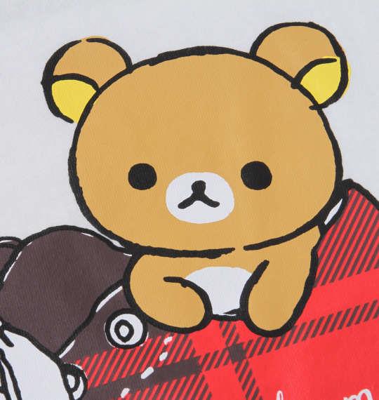 【2021cha】大きいサイズ メンズ Rilakkuma 半袖 Tシャツ ホワイト 1278-1240-1 3L 4L 5L 6L 8L