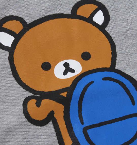 【2021cha】大きいサイズ メンズ Rilakkuma 半袖 Tシャツ モクグレー 1278-1241-1 3L 4L 5L 6L 8L